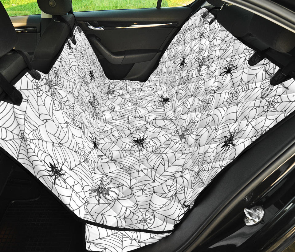 Spider Web Cobweb Pattern Dog Car Seat Covers