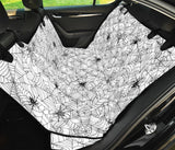 Spider Web Cobweb Pattern Dog Car Seat Covers
