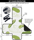 Cucumber sketch pattern Chair Cover Protector