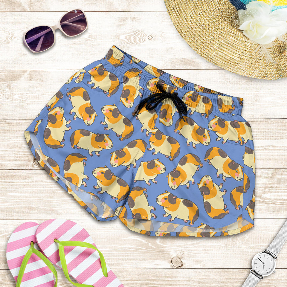 Guinea Pig Pattern Print Design 02 Women Shorts