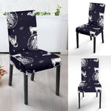 Chihuahua Space Helmet. Astronaut Pattern Dining Chair Slipcover