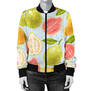 Guava Design Pattern Women'S Bomber Jacket