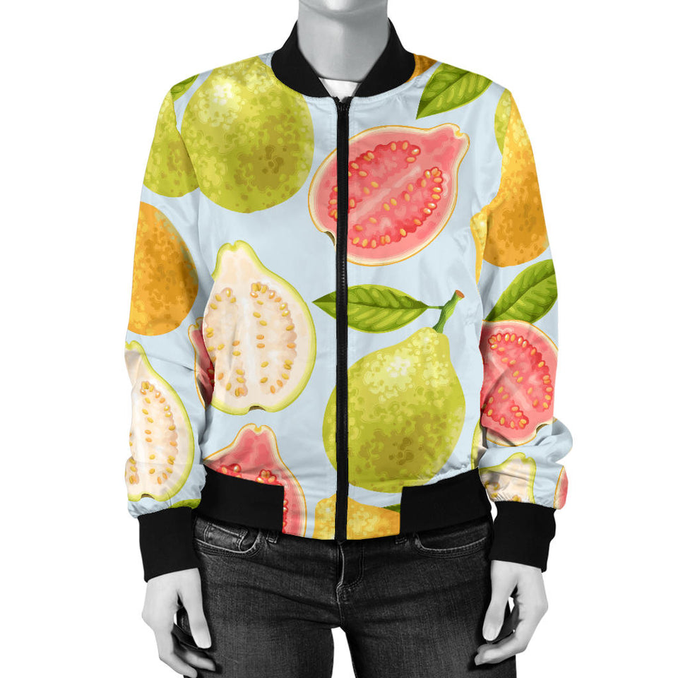 Guava Design Pattern Women'S Bomber Jacket