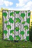Cool Broccoli Pattern Premium Quilt