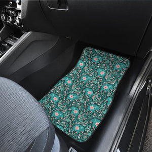 Elephants Jungle Pattern Front Car Mats