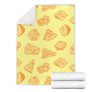 Cheese Design Pattern Premium Blanket