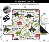 Cute dinosaurs pattern Sofa Cover Protector