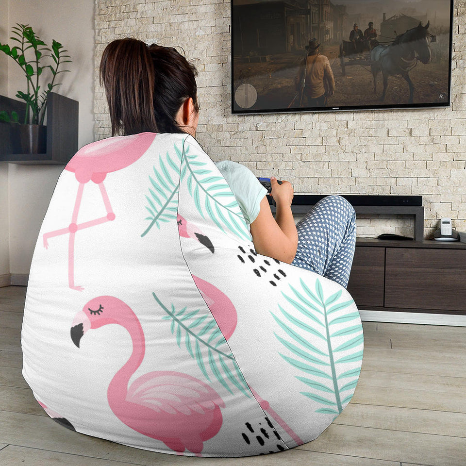 Cute Flamingo Pattern Bean Bag Cover