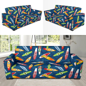 Surfboard Pattern Print Design 01  Sofa Slipcover