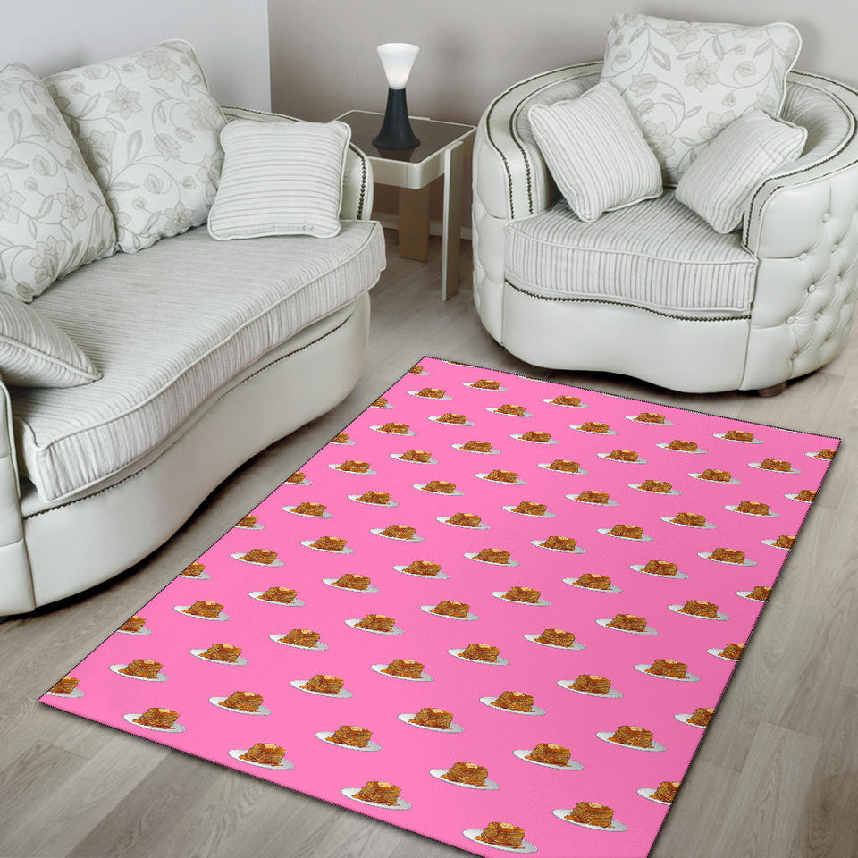 Pancake Pattern Print Design 04 Area Rug