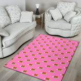 Pancake Pattern Print Design 04 Area Rug