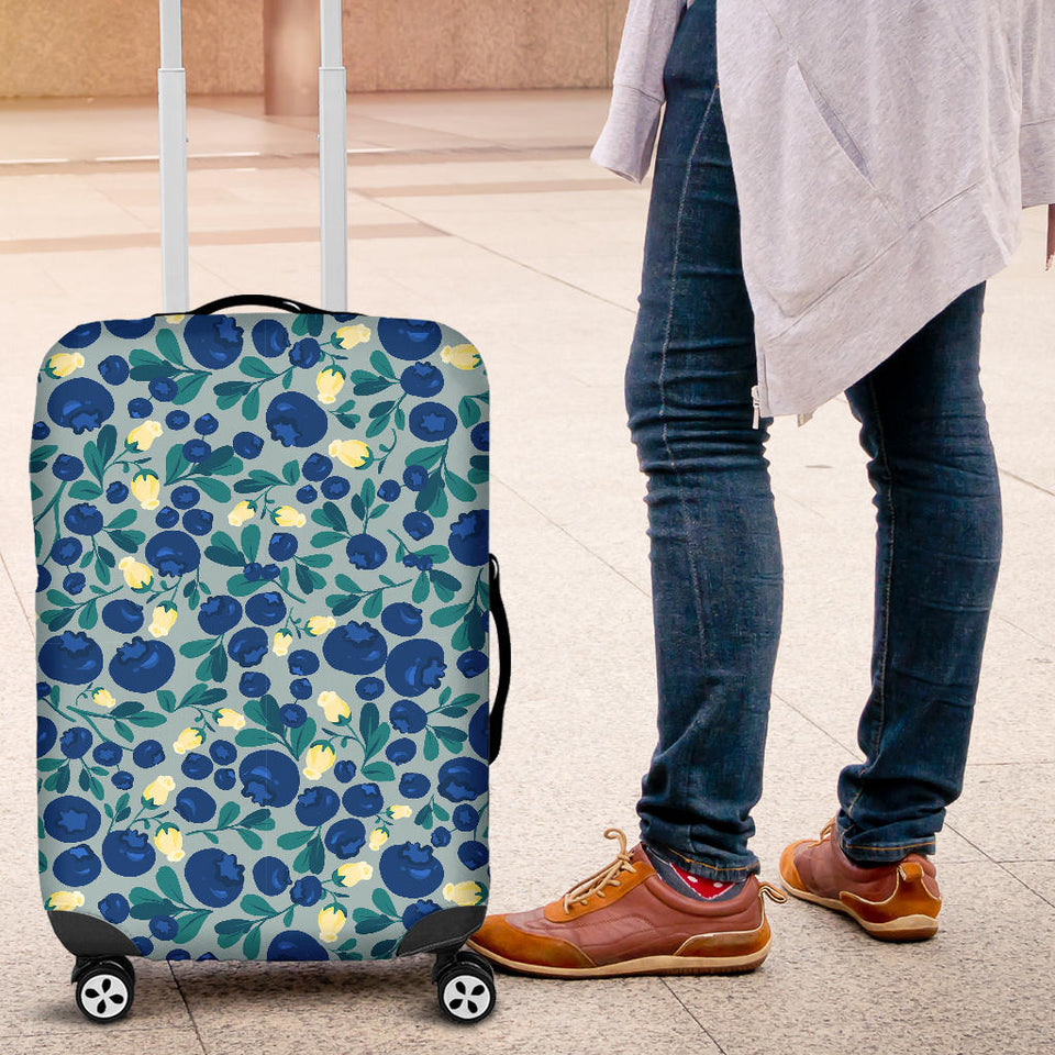 Blueberry Design Pattern Luggage Covers