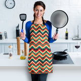 Zigzag  Chevron Colorful Pattern Adjustable Apron
