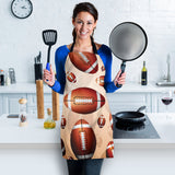 American Football Ball Design Pattern Adjustable Apron