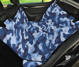 Blue Camo Camouflage Pattern Dog Car Seat Covers