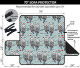 Lovely Sea Otter Pattern Sofa Cover Protector