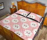 Cute sheep pattern Quilt Bed Set