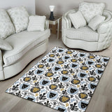 Lion Pattern Print Design 05 Area Rug