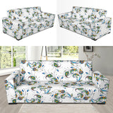 Peacock Feather Pattern Sofa Slipcover