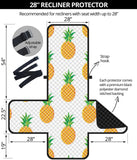 Pineapples pattern Recliner Cover Protector