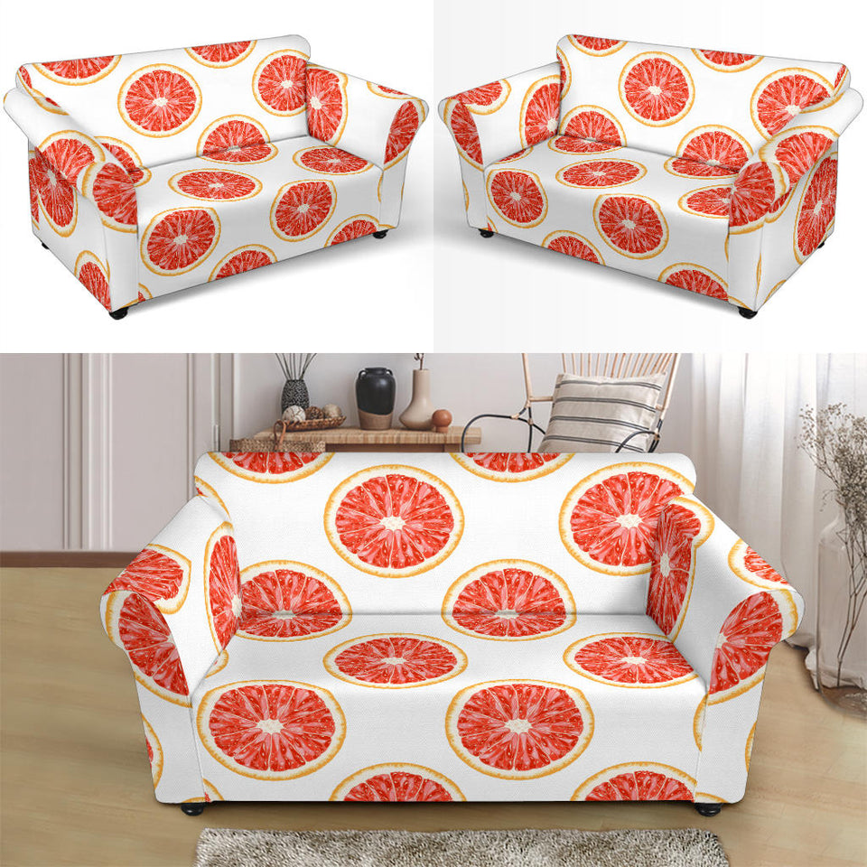 Grapefruit Pattern Loveseat Couch Slipcover