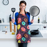 Colorful Donut Glaze Pattern Adjustable Apron