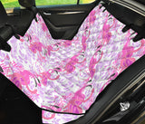 Pink Flamingo Flower Pattern Dog Car Seat Covers