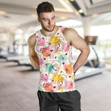 Clock butterfly pattern Men Tank Top