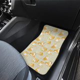 Cute Fat Shiba Inu Dog Pattern Front Car Mats
