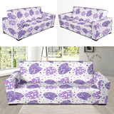 Hedgehog Pattern Print Design 05 Sofa Slipcover