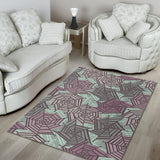 Spider Web Cobweb Design Color Pattern Area Rug