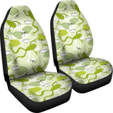 Cute Frog Dragonfly Pattern Universal Fit Car Seat Covers