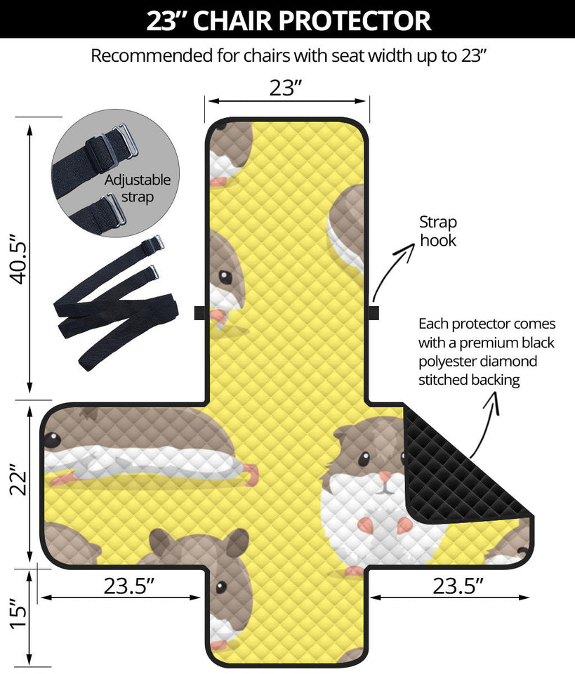 Cute Hamster pattern Chair Cover Protector