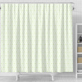 Cucumber Pattern Background Shower Curtain Fulfilled In US