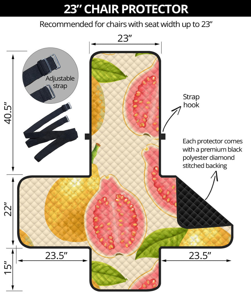Beautiful guava pattern Chair Cover Protector