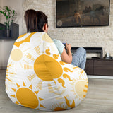 Sun Design Pattern Bean Bag Cover