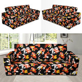 Goldfish Pattern Print Design 03 Sofa Slipcover