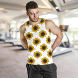 sunflowers design pattern Men Tank Top