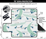 Crocodile diver pattern Sofa Cover Protector