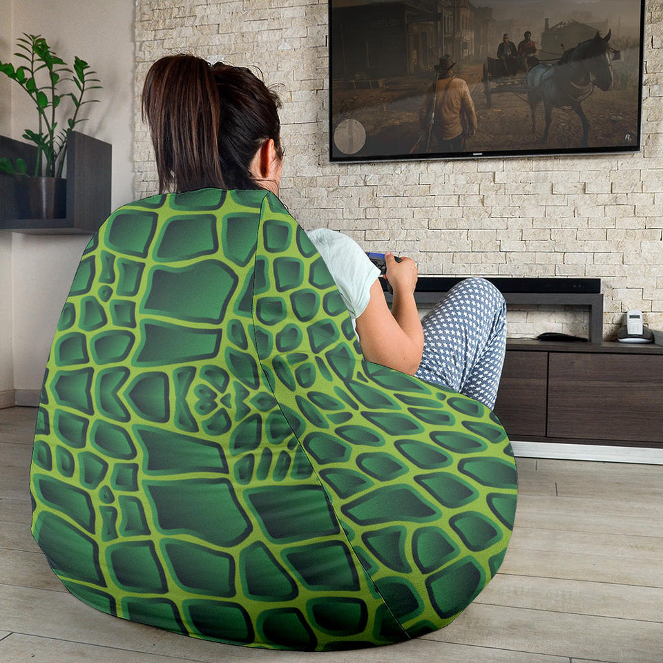 Crocodile Skin Printed Bean Bag Cover