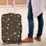Coffee Bean Leave Pattern Luggage Covers