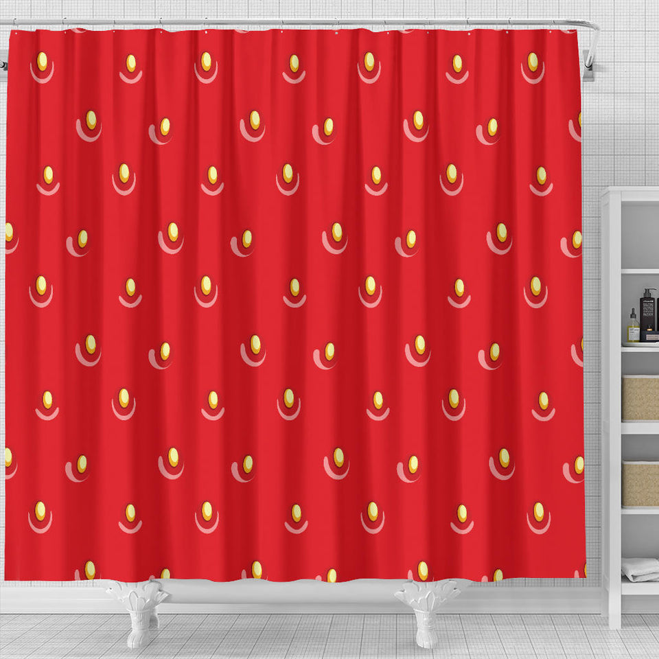 Strawberry Texture Skin Pattern Shower Curtain Fulfilled In US