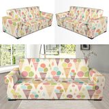 Ice Cream Cone Pattern Sofa Slipcover