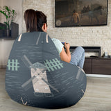 Windmill Tree Pattern Bean Bag Cover