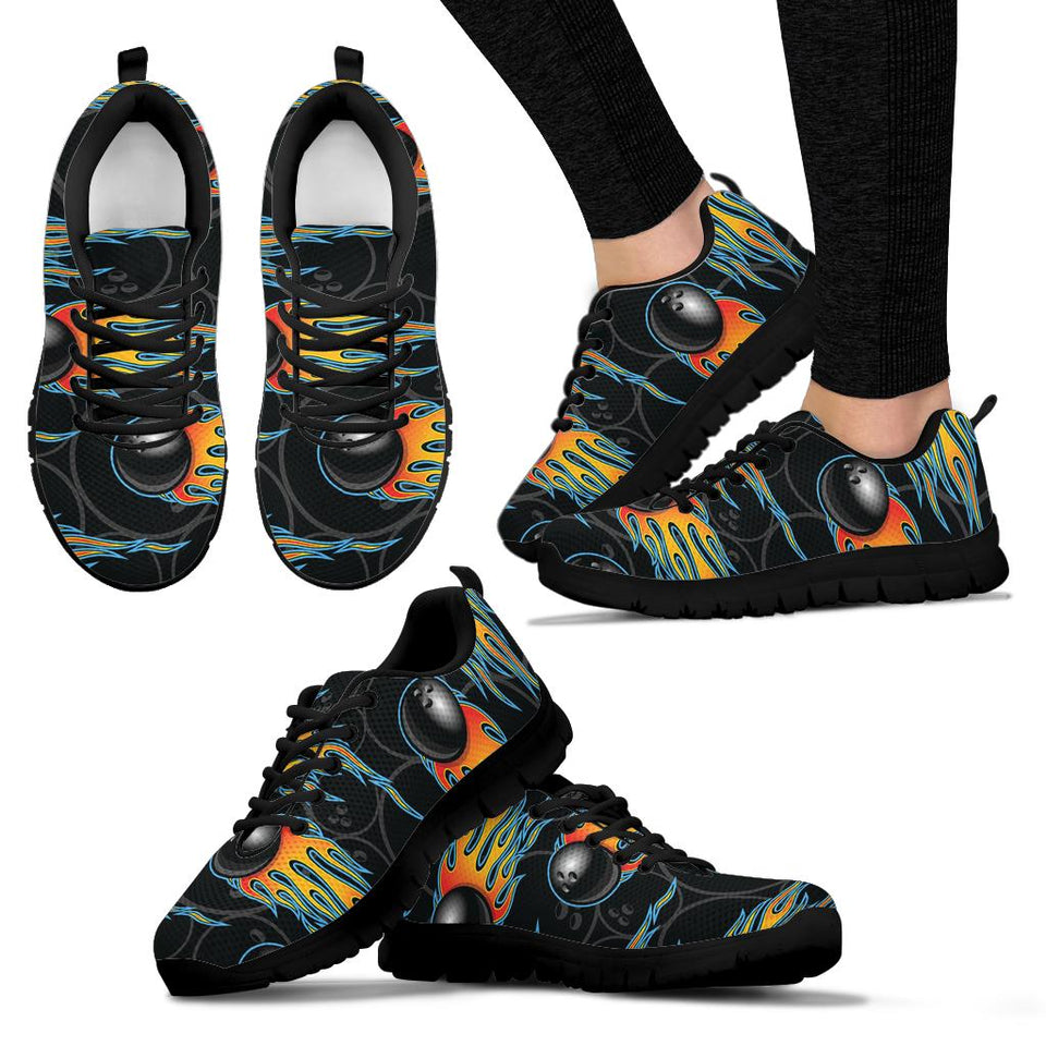 Bowling balls flame pattern Sneakers Pillow