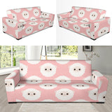 Cute Sheep Pattern Sofa Slipcover