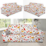 Canada Pattern Print Design 03 Sofa Slipcover