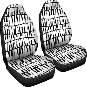 Piano Pattern Print Design 03 Universal Fit Car Seat Covers