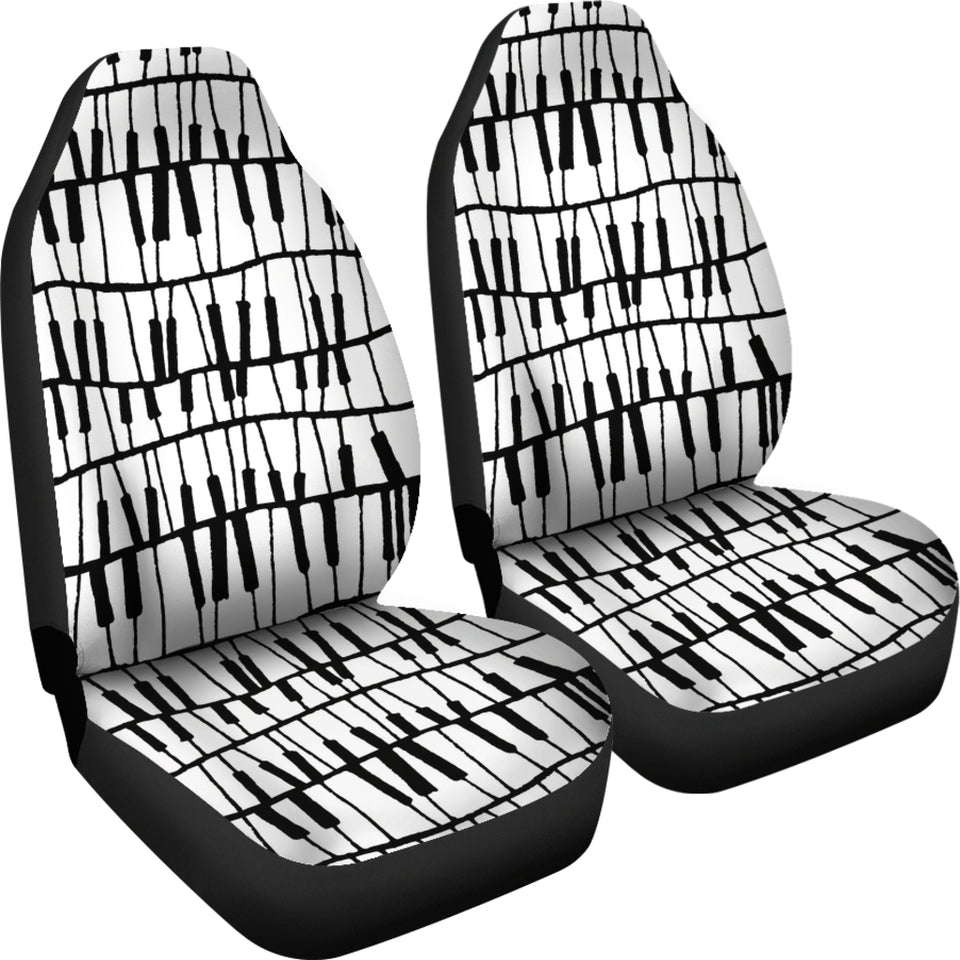 Piano Pattern Print Design 03 Universal Fit Car Seat Covers