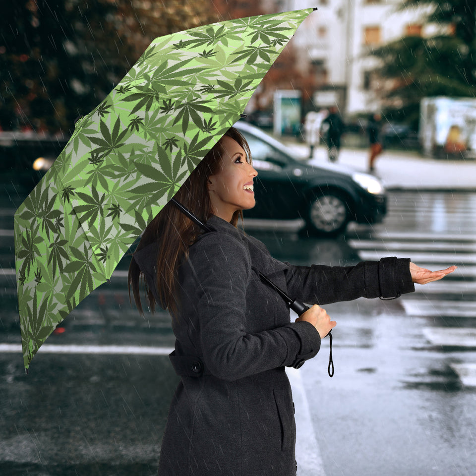 Canabis Marijuana Weed Pattern Print Design 01 Umbrella